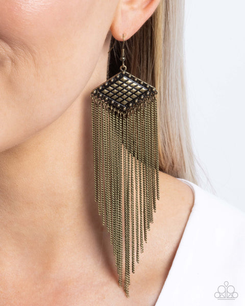 Forged Fringe - brass