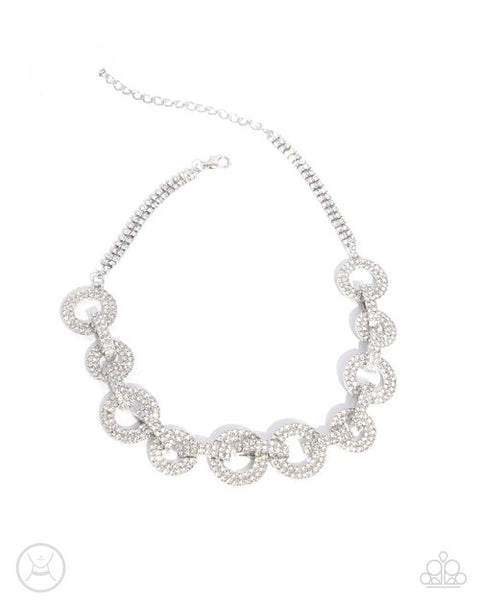 Elegant Embrace - white