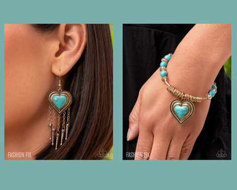 Besotted Badlands 2-pc Set - gold