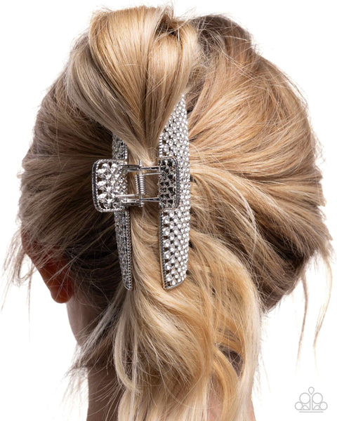 Glittery Gesture - hair clip