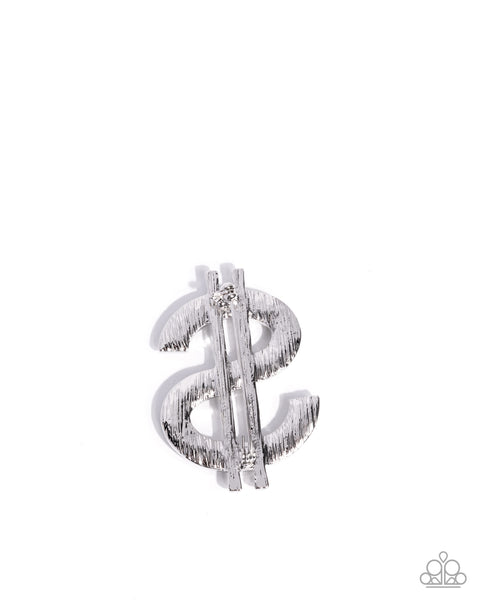 Raking in the Bling - white