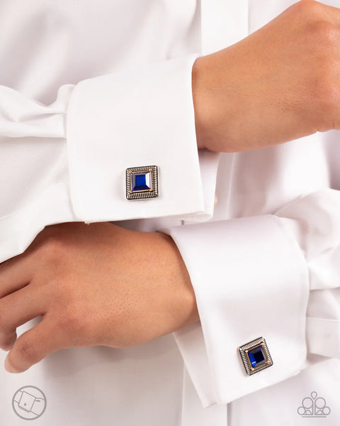 Collectors Cuff Links - blue