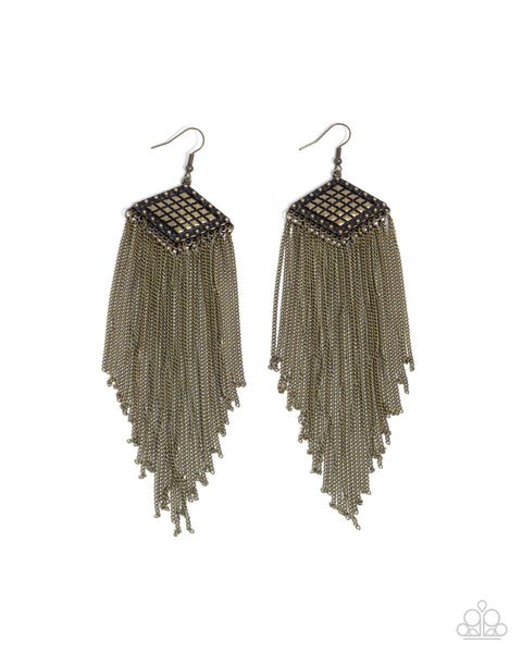 Forged Fringe - brass