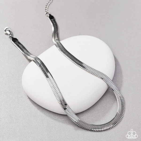 Herringbone Haute - silver