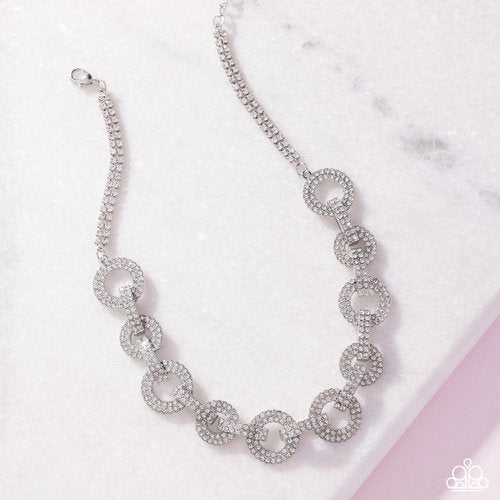Elegant Embrace - white