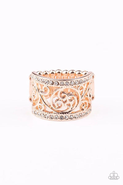 Regal Reflections - rose gold