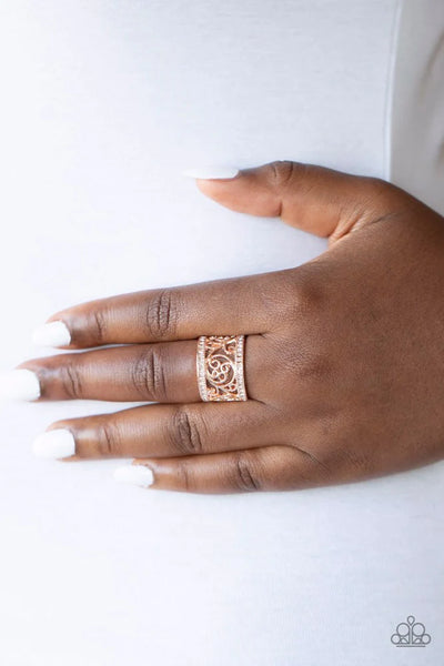 Regal Reflections - rose gold