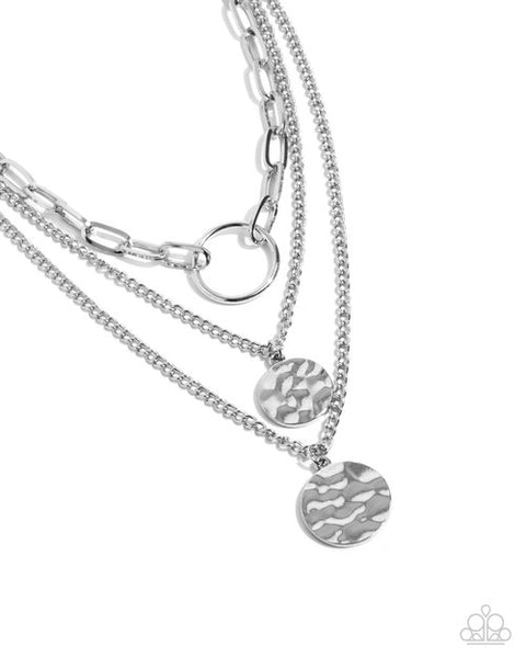 Hammered Halo - silver