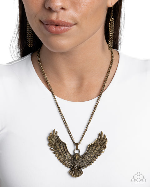 Edgy Eagle - brass