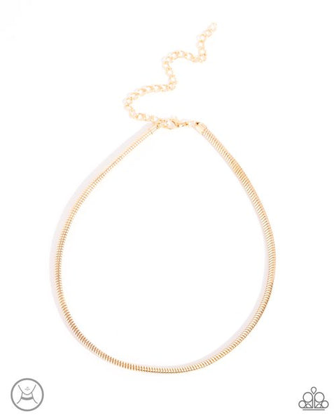 Captivating Choker - gold