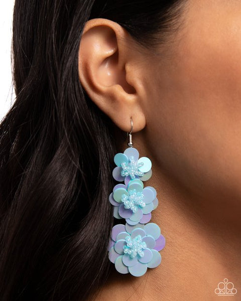 Beaded Bouquet - blue