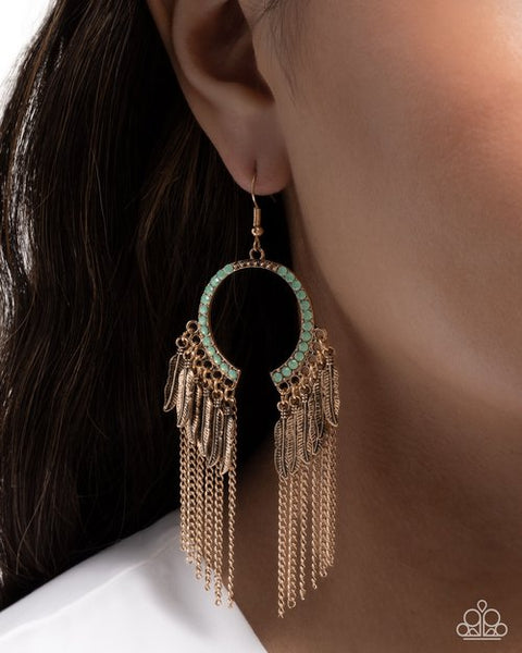 Free-Spirited Fringe - green