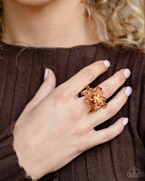 Floral Fable - brown