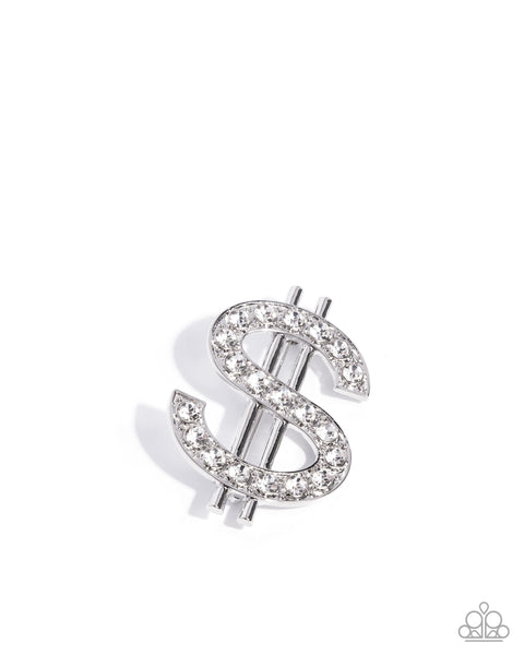 Raking in the Bling - white