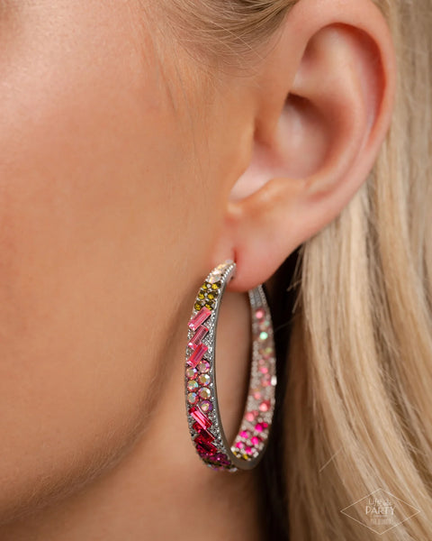 Glitzy by Association - pink multi