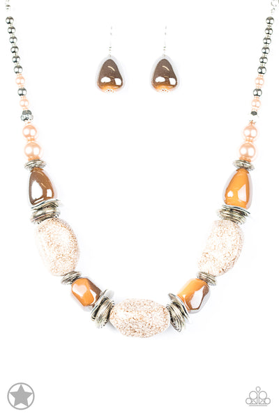 In Good Glazes 2-piece Set - peach