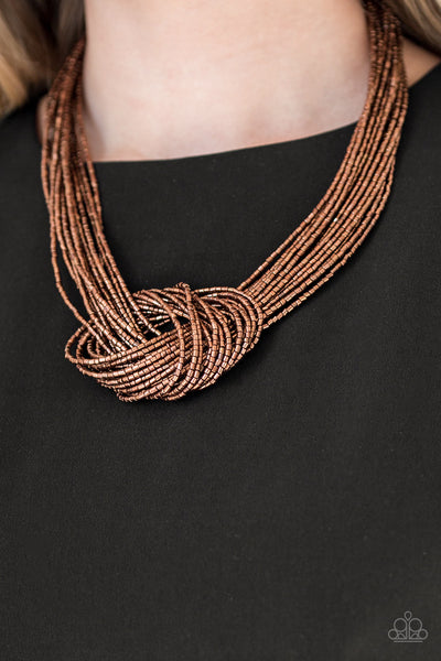 Knotted Knockout - copper