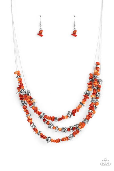Placid Pebbles - orange